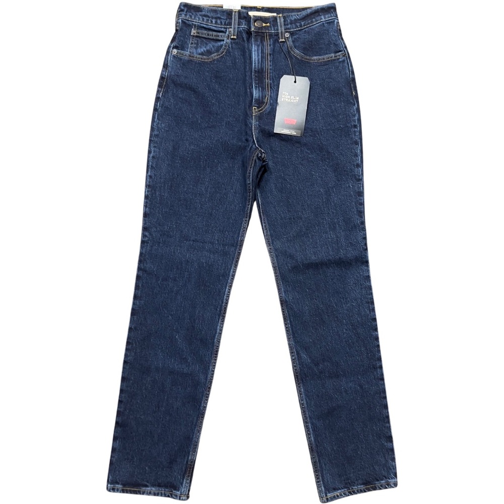 Levis Premium 70s High Slim Straight Jean Sonoma Wash - Picture 3 of 12